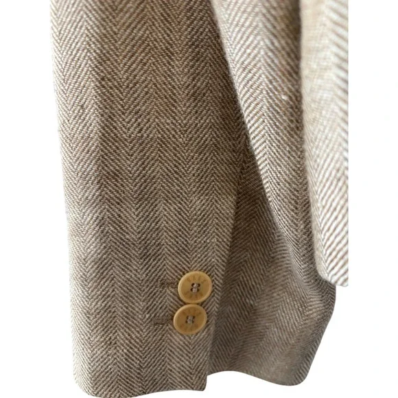 Elegant Beige Women's Blazer - Picture 6 of 11